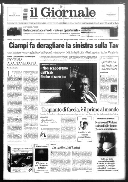 Il giornale : quotidiano del mattino